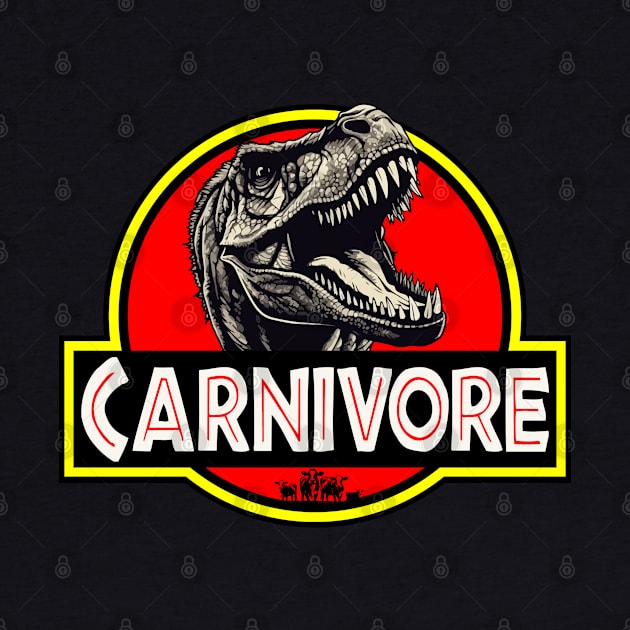 Jurassic T-Rex Dinosaur Carnivore by Uncle Chris Designs